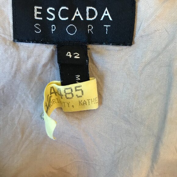 Escada Sport Mini dress pink women's 42/L silk zip feminine holiday event hippie - Picture 6 of 7